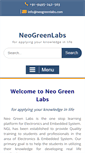 Mobile Screenshot of neogreenlabs.com